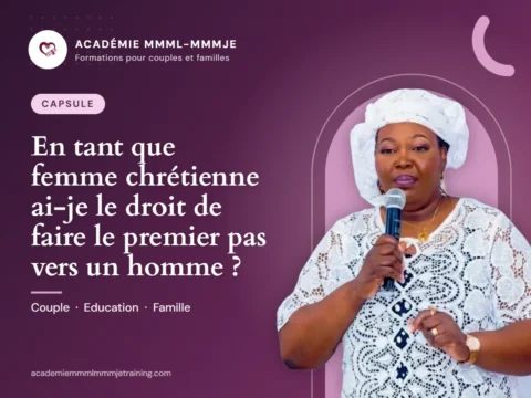 Couverture du cours « Capsule : En tant que femme chrétienne ai-je le droit de faire le premier pas vers un homme ? »