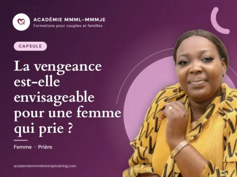 Couverture du cours « Capsule : La vengeance est-elle envisageable pour une femme qui prie ? »