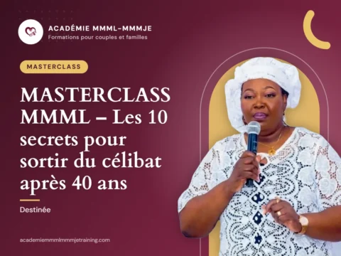 Couverture du cours « MASTERCLASS MMML – Les 10 secrets pour sortir du célibat après 40 ans »